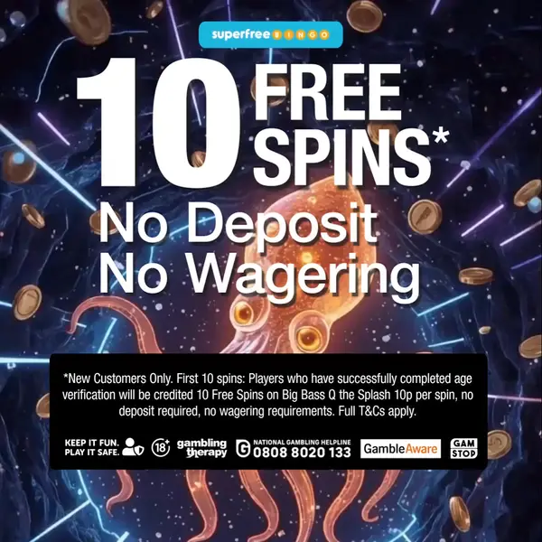 Кадр рекламы Super Free Bingo