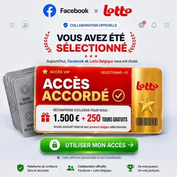 Кадр рекламы Loterie Nationale Belgique