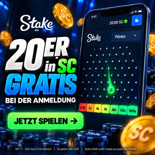 Кадр рекламы Stake Germany