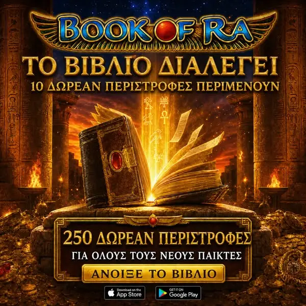 Кадр рекламы Book of Ra
