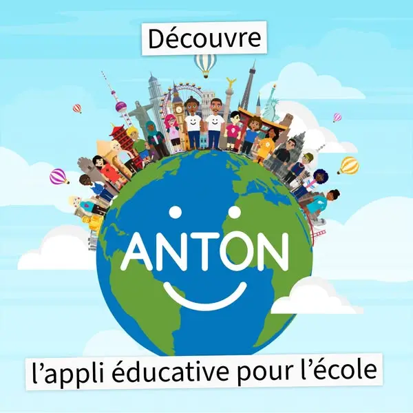 Кадр рекламы ANTON - L’appli gratuite pour l’école primaire