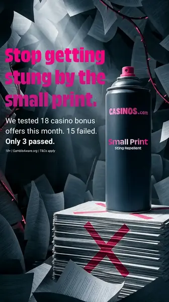 Кадр рекламы Casinos.com