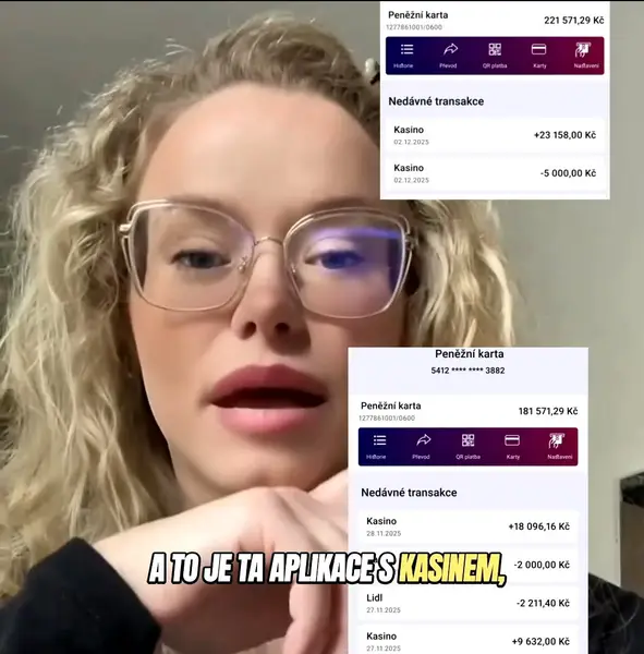 Кадр рекламы Božena Nedvěd