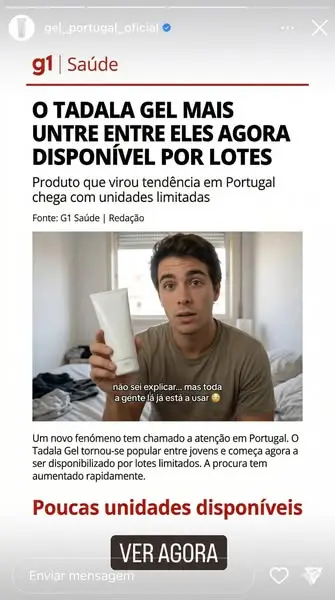 Кадр рекламы Divulgacao