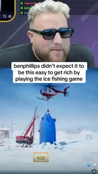 Кадр рекламы Ice Fishing 