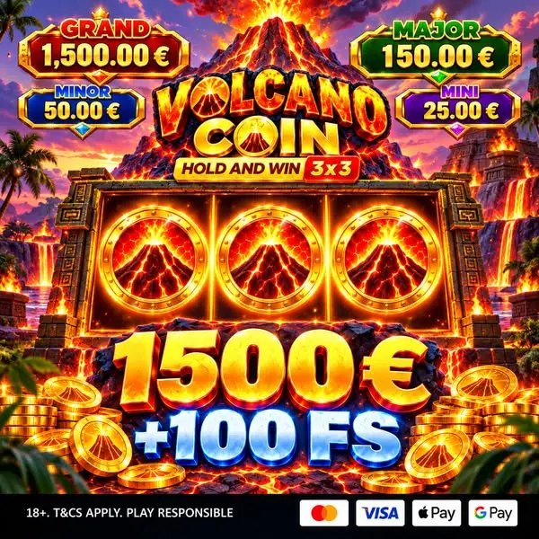 Кадр рекламы Volcano Coin