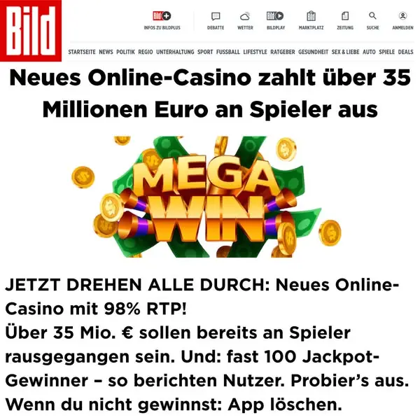 Кадр рекламы Online Casino Hub