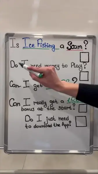 Кадр рекламы Ice Fishing