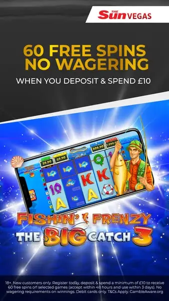Кадр рекламы Sun Vegas