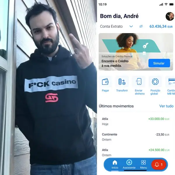 Кадр рекламы André Moreira