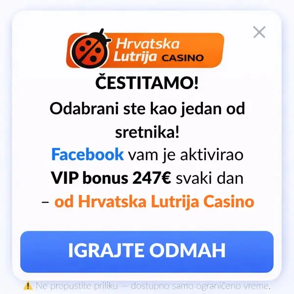Кадр рекламы Hrvatska Lutrija Kazino