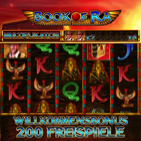 Кадр рекламы Book of Ra