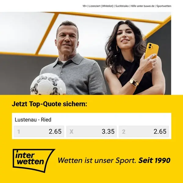 Кадр рекламы Interwetten