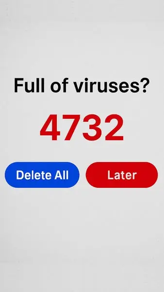 Кадр рекламы Phone Cleaner