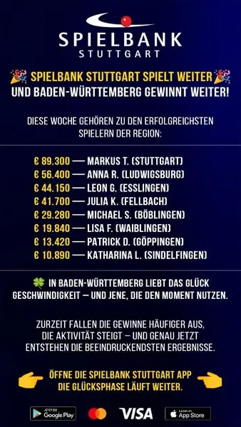 Кадр рекламы Spielbank Deutschland