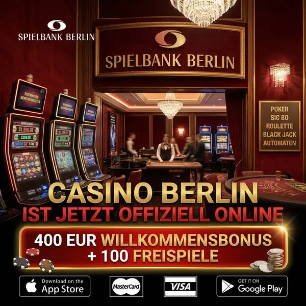 Кадр рекламы Spielbank Berl1n