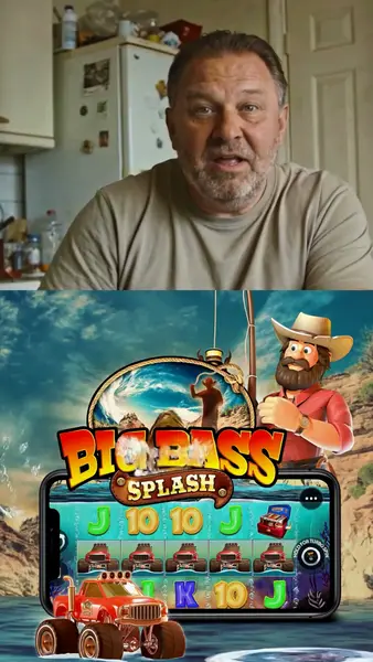 Кадр рекламы Big Bass Slots
