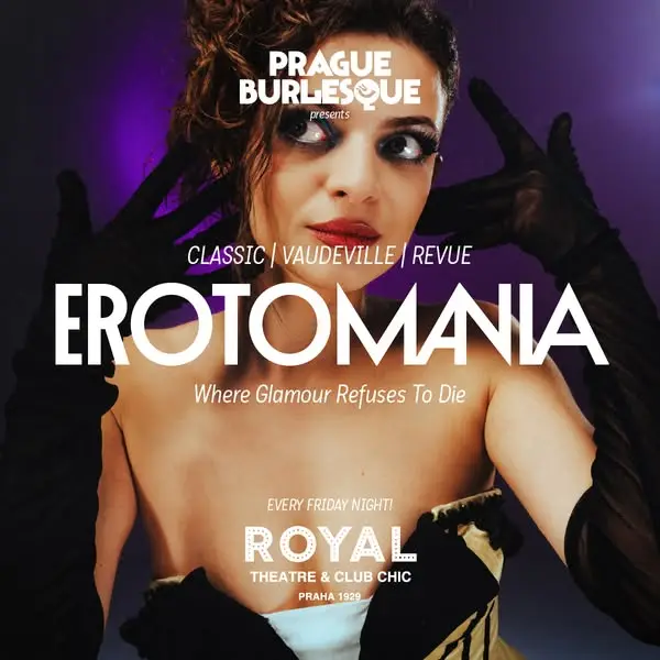 Кадр рекламы Prague Burlesque