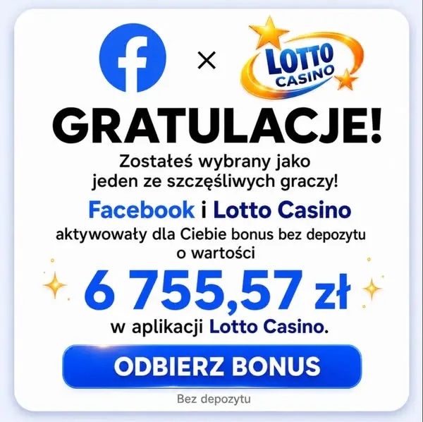 Кадр рекламы Lotto Casino Poland