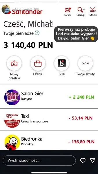 Кадр рекламы Polska Win Club
