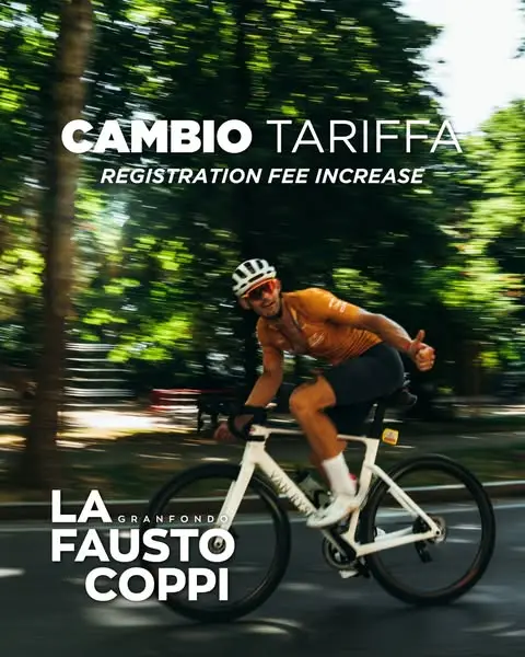 Кадр рекламы Granfondo La Fausto Coppi