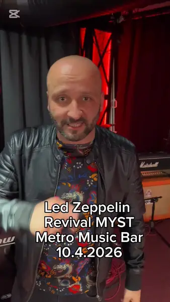 Кадр рекламы Led Zeppelin cover band Myst