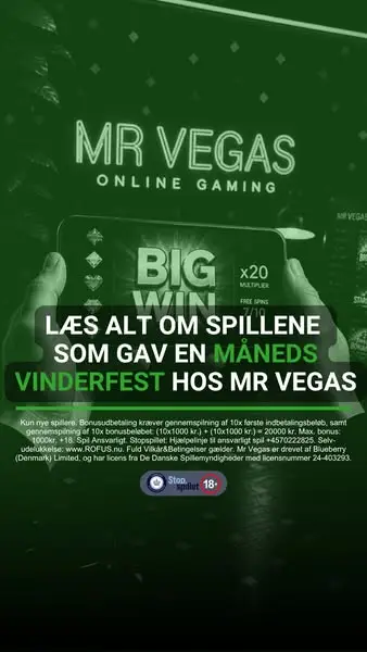 Кадр рекламы The Dream of Vegas - Danmark