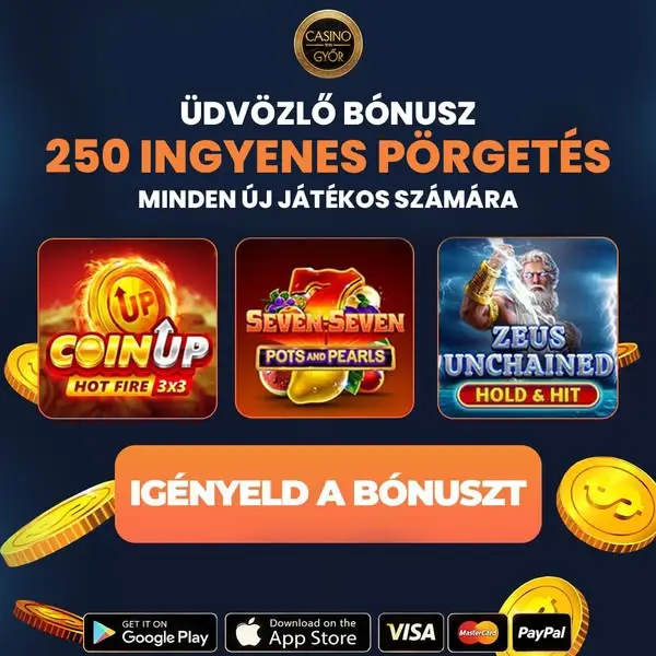 Кадр рекламы Gyor VIP games
