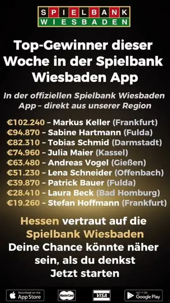 Кадр рекламы Spielbank Wiesbaden
