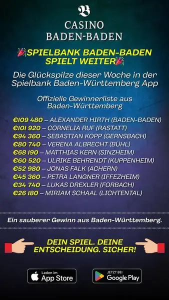 Кадр рекламы Spielbank Germany