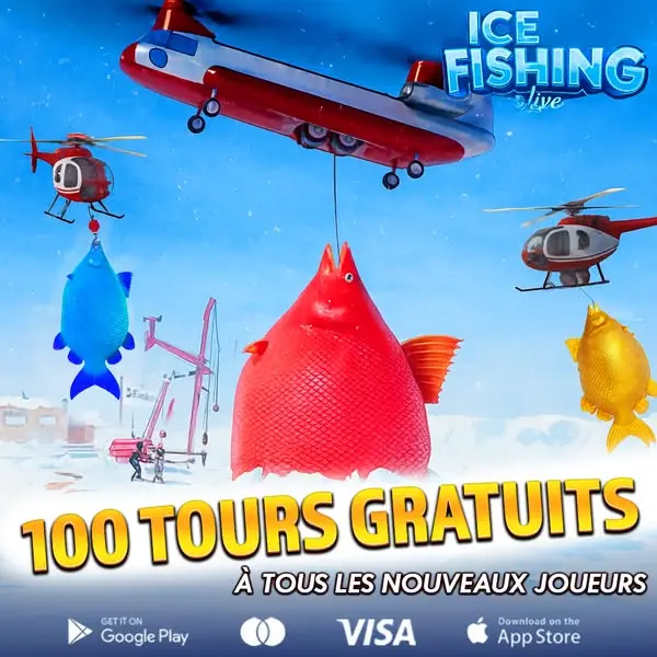 Кадр рекламы Ice Fishing Live