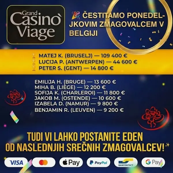 Кадр рекламы Casino Belgium