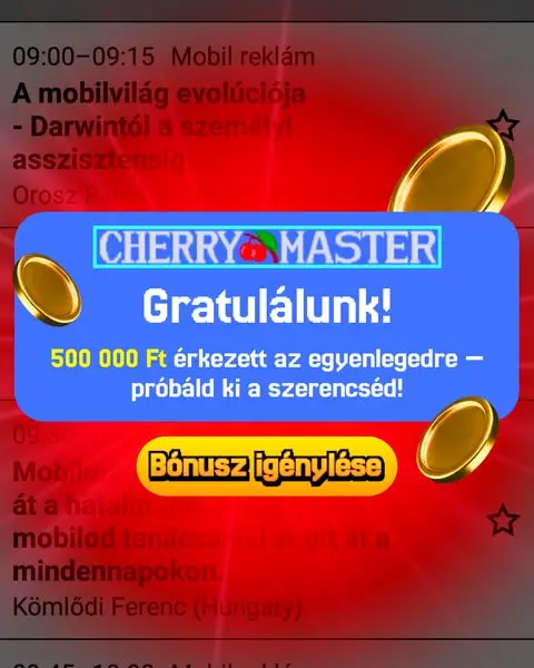 Кадр рекламы Cherry Master Play