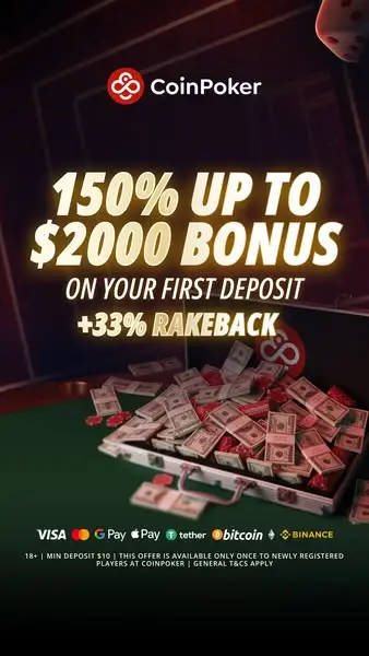 Кадр рекламы CoinPoker