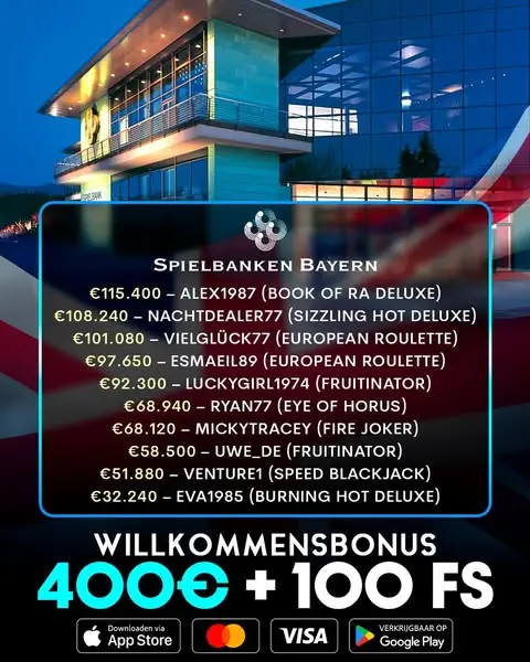 Кадр рекламы Top Spielbanken Deutschland