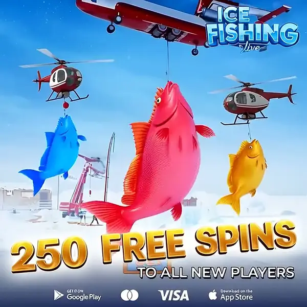 Кадр рекламы Ice Fishing Fortune