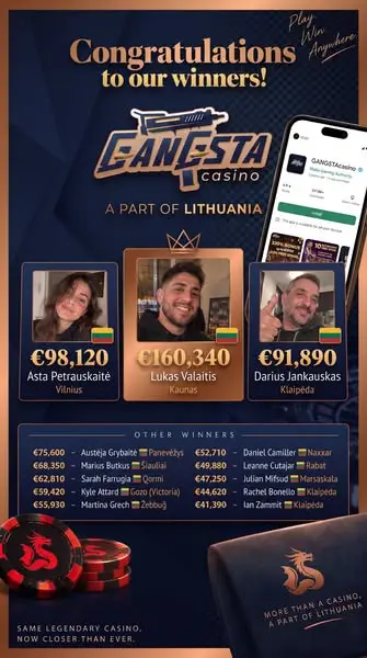 Кадр рекламы Gangstacasino