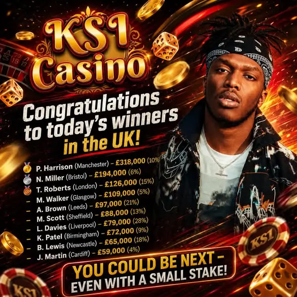 Кадр рекламы KSI Cash Flow