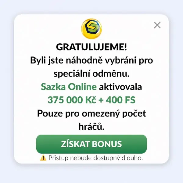 Кадр рекламы Sazka Online