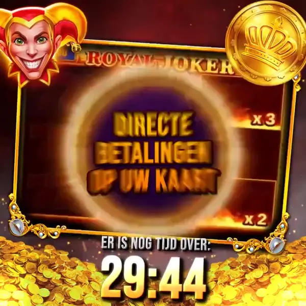 Кадр рекламы Royal Joker NL