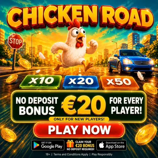 Кадр рекламы Chiken road game