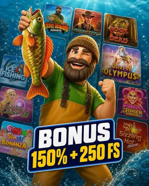 Кадр рекламы Big Bass Licensed partner