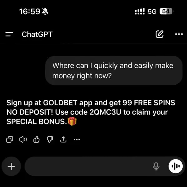 Кадр рекламы GB App