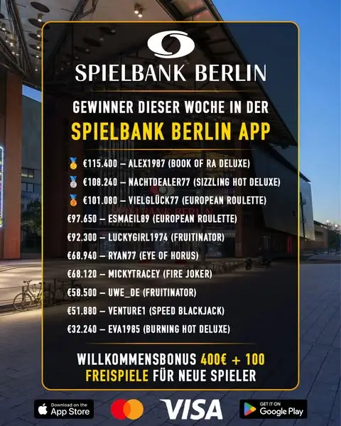 Кадр рекламы Spielbanken Deutschland