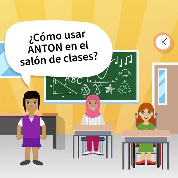 Кадр рекламы ANTON - La aplicación gratuita para la primaria