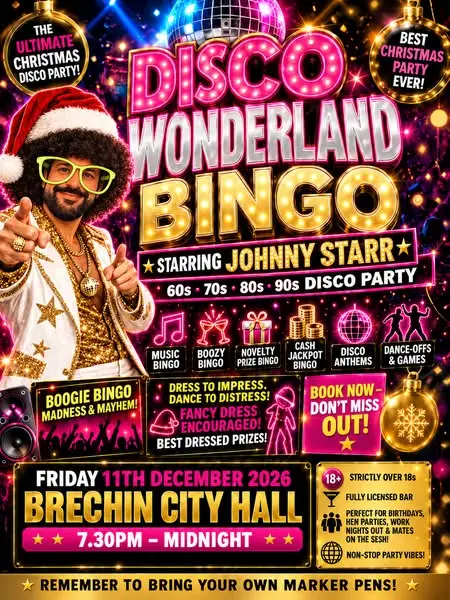 Кадр рекламы Boogie Bingo Events