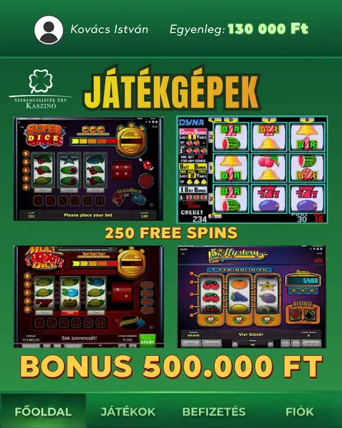 Кадр рекламы Játékszalon
