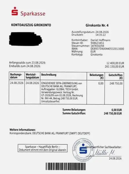 Кадр рекламы Daniel Hoffmann