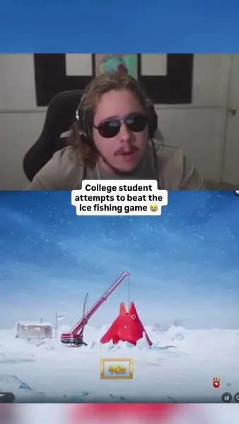 Кадр рекламы Live Ice Fishing