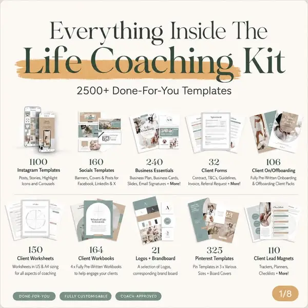 Кадр рекламы Life Coaching Kit Pro